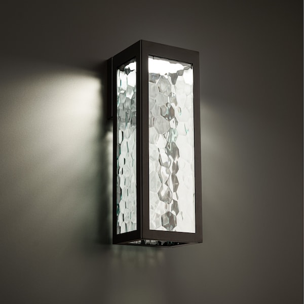 Hawthorne 18in LED Indoor And Outdoor Wall Light 3000K In Black